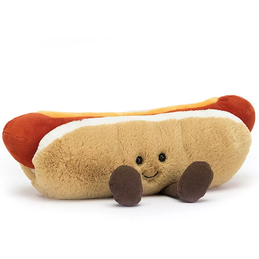 New Knuffel Amuseable Hot Dog Grote Knuffeldieren