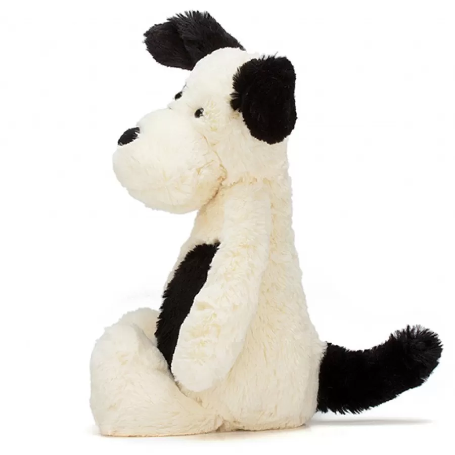 Store Knuffel Bashful Black & Cream Puppy Medium Grote Knuffeldieren