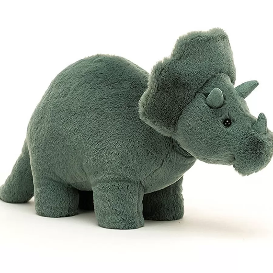 Online Knuffel Dino Fossilly Triceratops Grote Knuffeldieren