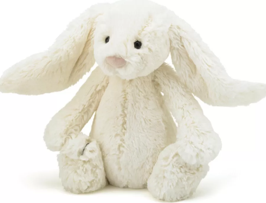 New Knuffel Konijn Bashful Bunny Cream Medium Grote Knuffeldieren