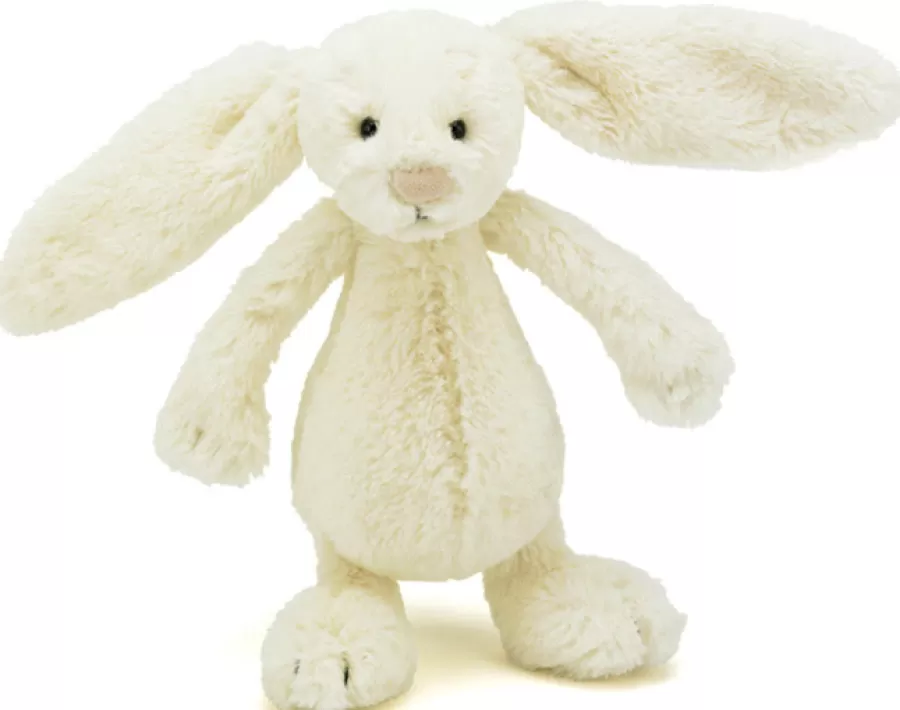 Fashion Knuffel Konijn Bashful Bunny Cream Small Grote Knuffeldieren