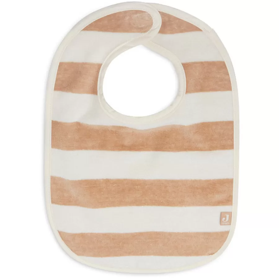 Best Sale Slabbetje Stripe Terry Biscuit Gots 2-Pack Slabbetjes