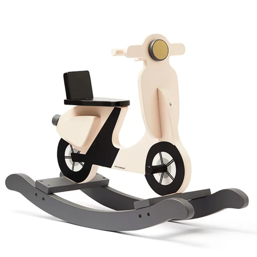 Sale Kids Concept Schommel Scooter Lichtbeige Schommelpaard