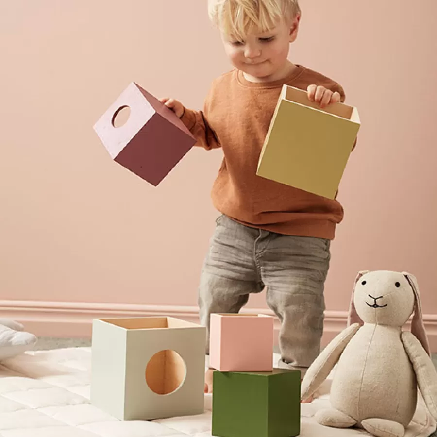 Best Sale Kids Concept Stapelblokken Hout 5St - Edvin Houten Speelgoed