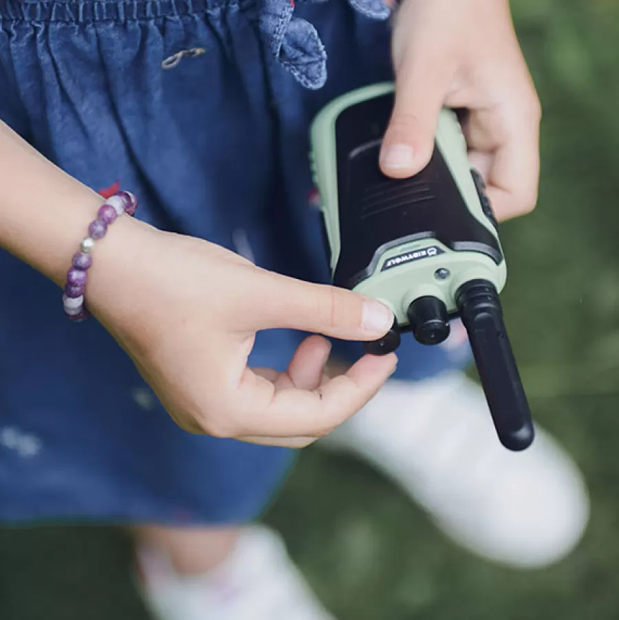 Online Walkie Talkie Kidytalk Green-Orange Portofoon Tuin En Natuur