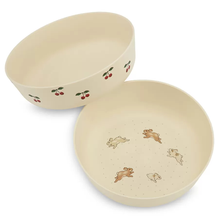 Hot Kommen Set Cherry/Petit Lapin Kinderservies