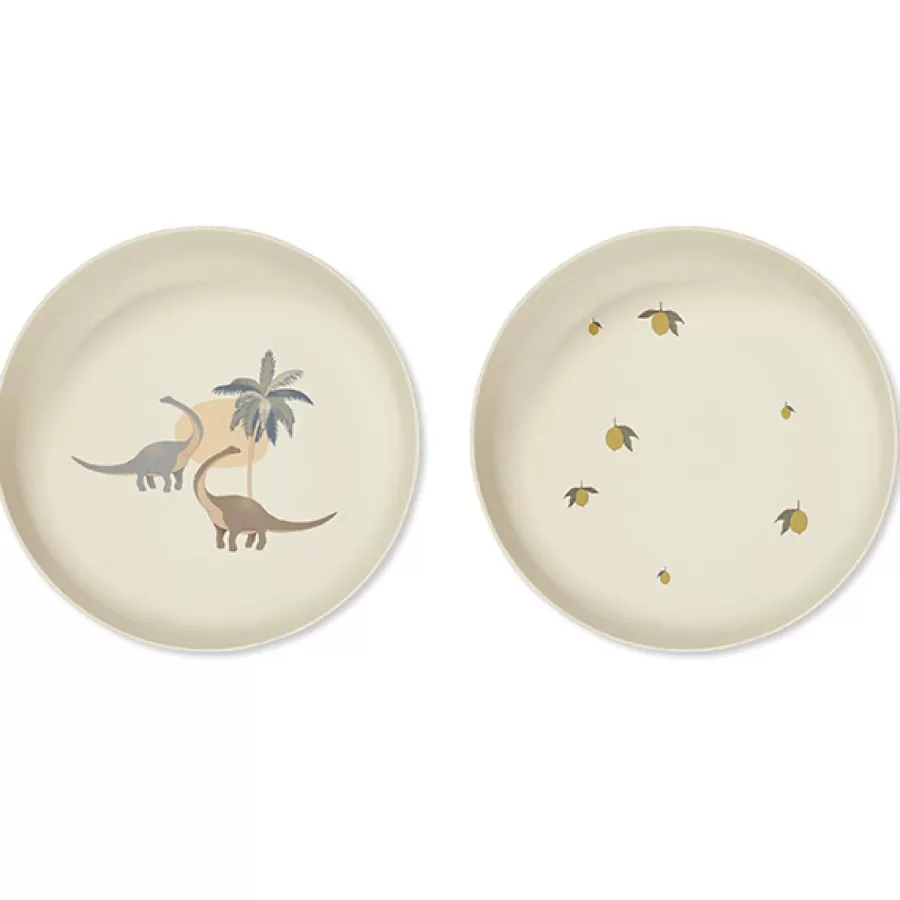 Shop Kommen Set Lemon/Dino Kinderservies