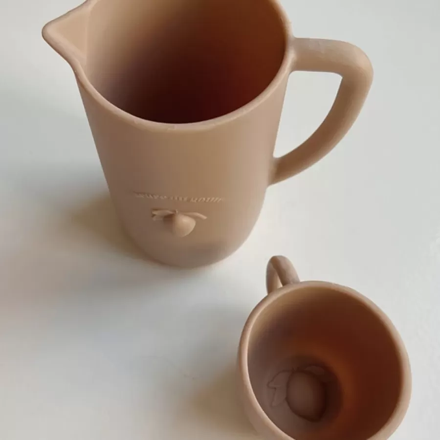 Shop Siliconen Theeservies Blush Kinderservies