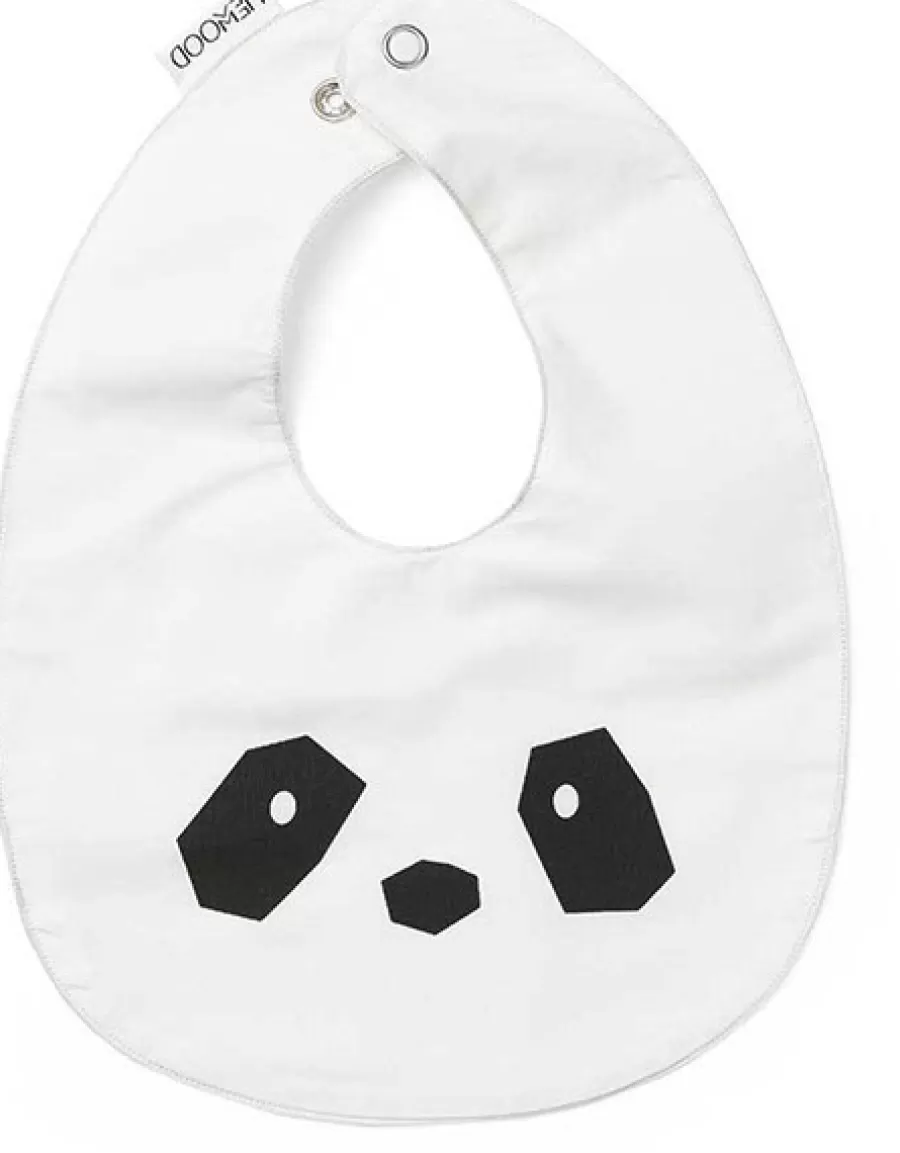 Shop Henry Slabbetje Panda Creme De La Creme Set Van 2 Slabbetjes