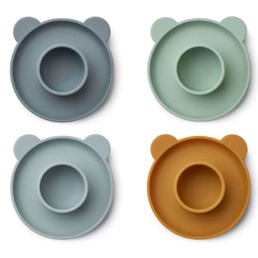 New Janus Eierdopjes Mr Bear Blue Multi Mix Kinderservies