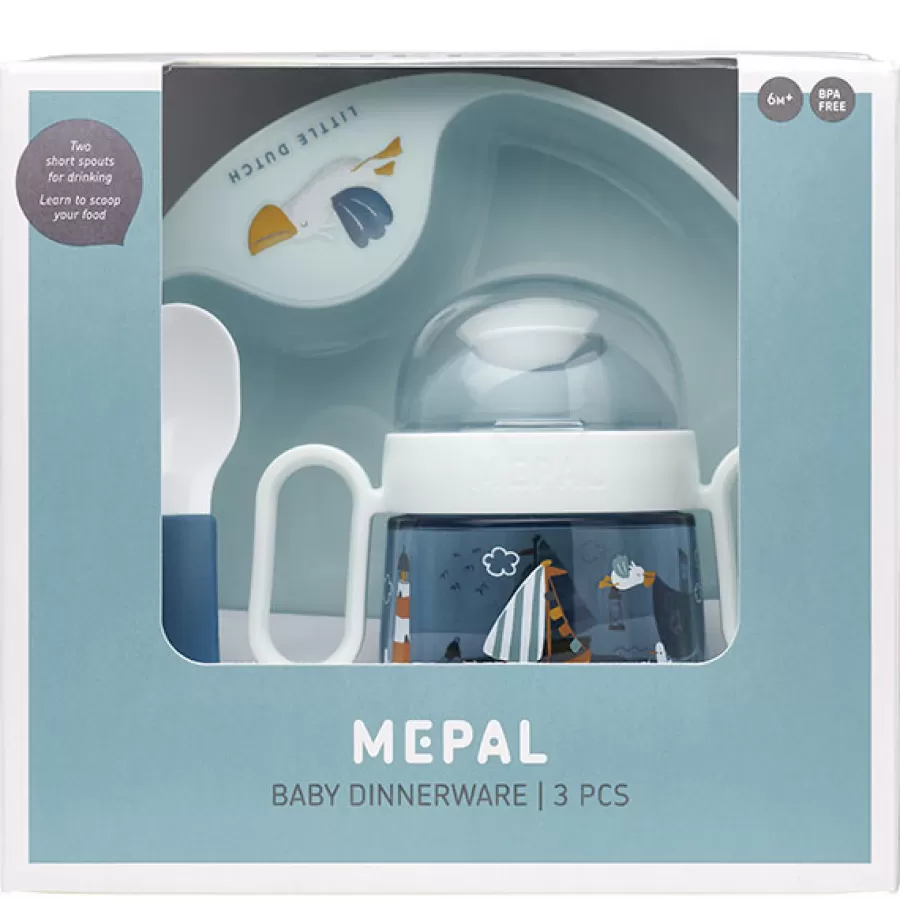 Discount Mepal Set Babyservies 3-Delig Sailors Bay Kinderservies