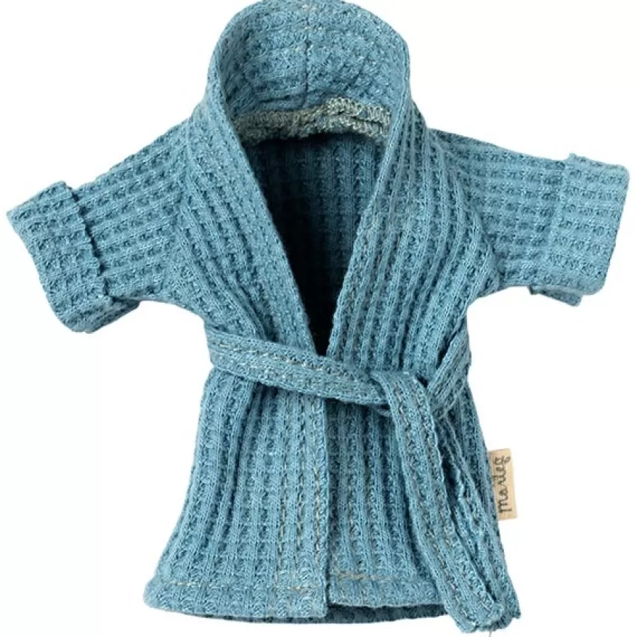 Flash Sale Badjas Dusty Blue - Vader En Moeder Muis Poppenkleertjes