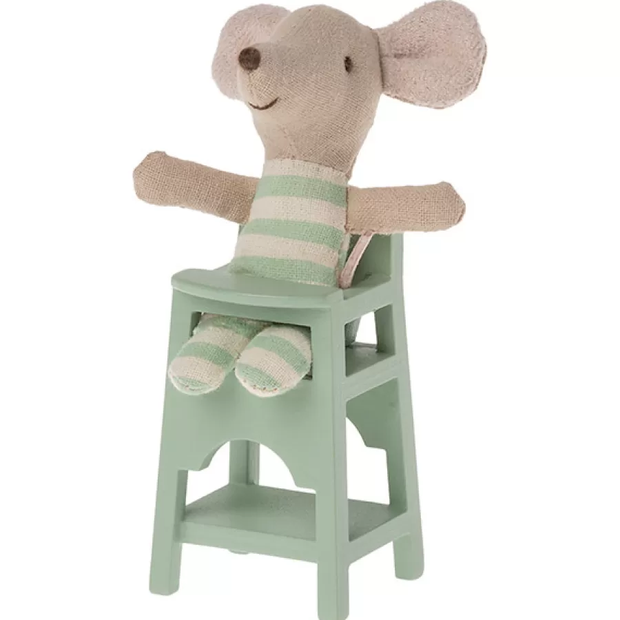 Fashion Kinderstoel - Babystoel Mouse Mint Poppenhuis Meubeltjes