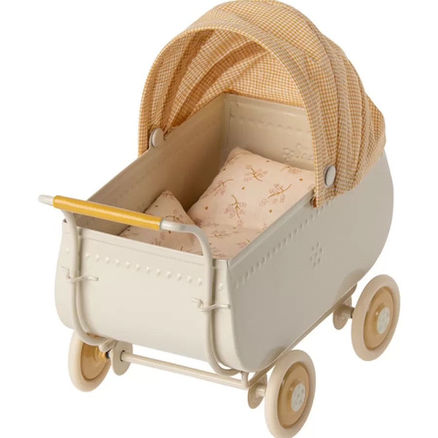 Store Kinderwagen Micro Yellow Poppenhuis Meubeltjes