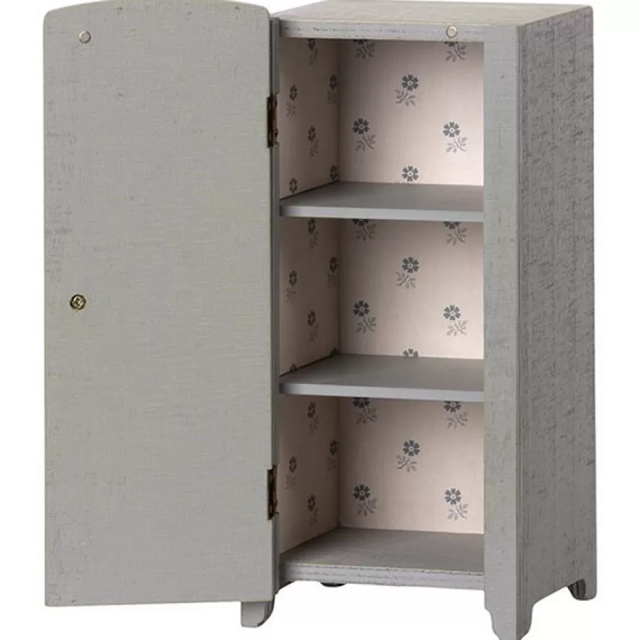 Online Miniature Kast Mint-Grey 23Cm Poppenhuis Meubeltjes