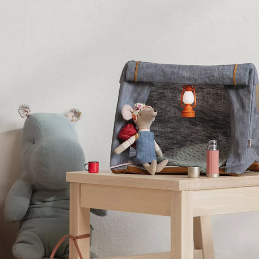 Store Vintage Lantaarn Orange Poppenhuis Meubeltjes