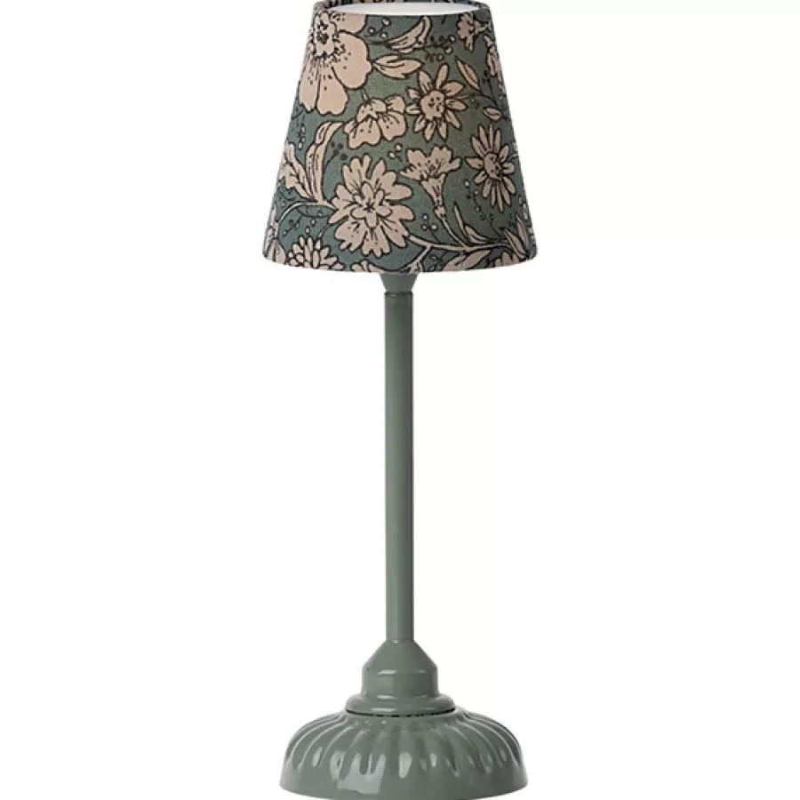 Clearance Vintage Vloerlamp Small Dark Mint Poppenhuis Meubeltjes