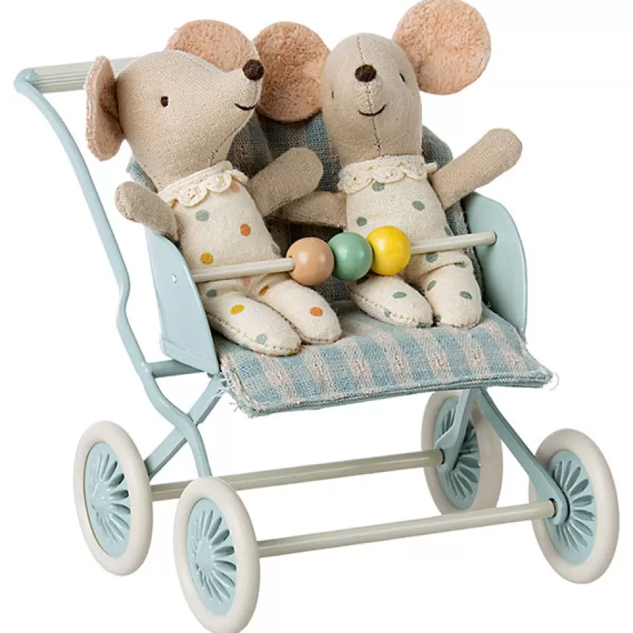 Cheap Wandelwagen Baby Muisjes Mint Poppenhuis Meubeltjes