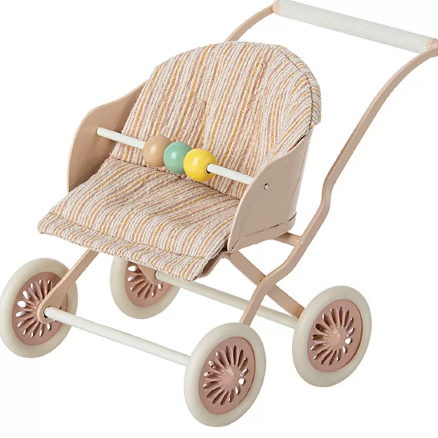 Shop Wandelwagen Baby Muisjes Rose Poppenhuis Meubeltjes