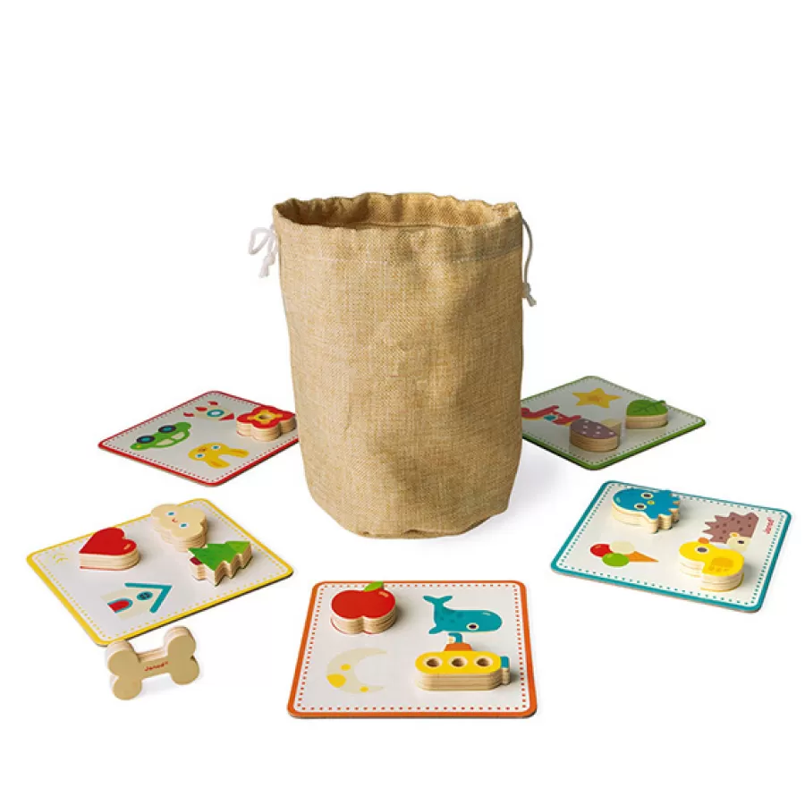 Sale Memory Spel - Voelspel Vormen - Janod Memory Spel