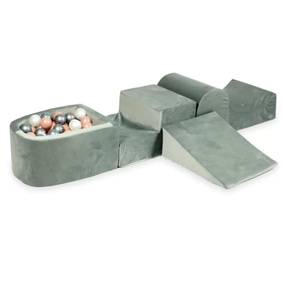 Clearance Foam Speelset Velvet Grey Ballenbad