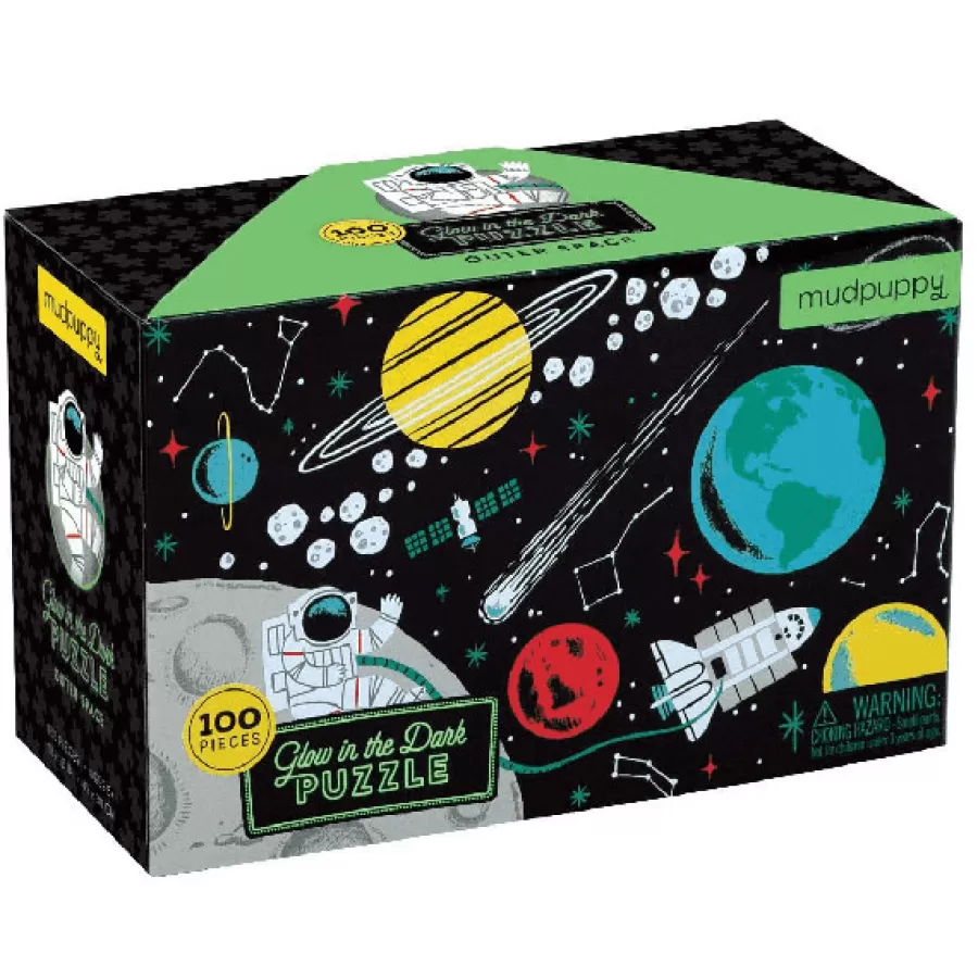 Store Glow-In-The-Dark Puzzel Ruimte 100St Legpuzzels