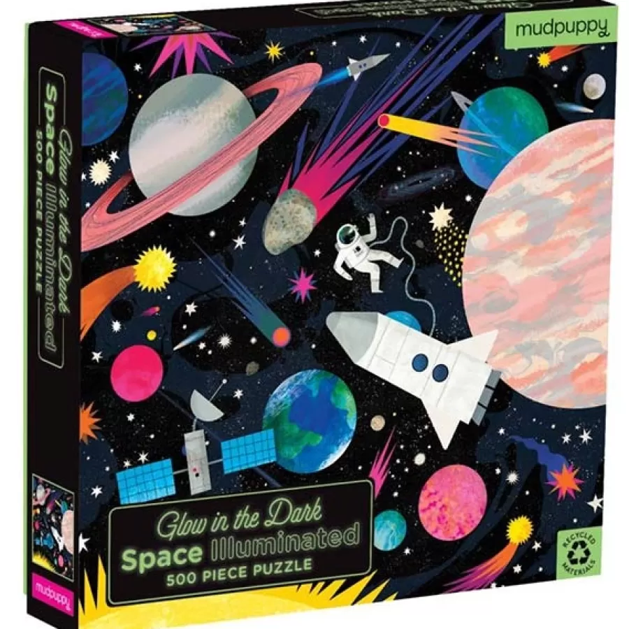 Best Sale Glow-In-The-Dark Puzzel Ruimte 500St Legpuzzels