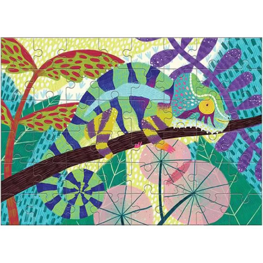 Cheap Mini Puzzel Kameleon 48St Legpuzzels