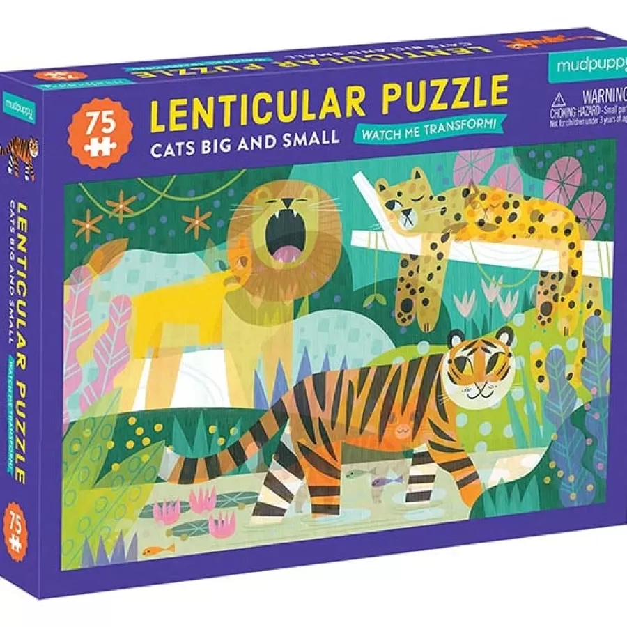 Flash Sale Puzzel Lenticulair Cats Big And Small 75 Stukjes Legpuzzels