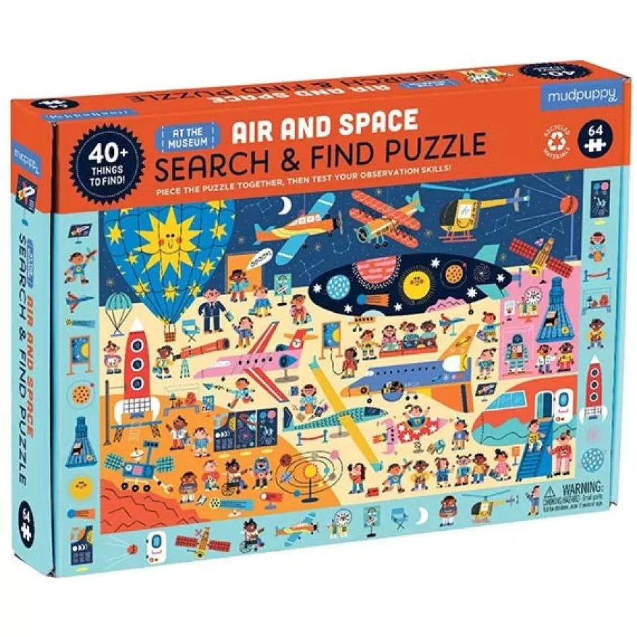 Sale Zoekpuzzel Air And Space Museum 64 Stukjes Legpuzzels