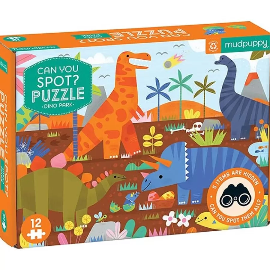 New Zoekpuzzel Dino Park 12 Stukjes Legpuzzels