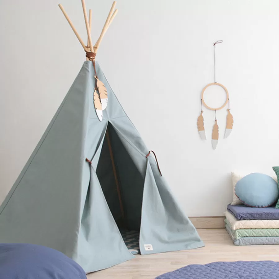 Store Nobodinoz Pure Line - Tipi Nevada - Riviera Blauw Speeltent