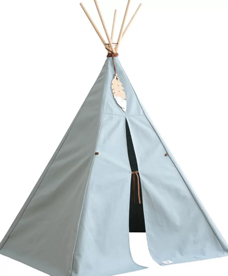 Store Nobodinoz Pure Line - Tipi Nevada - Riviera Blauw Speeltent