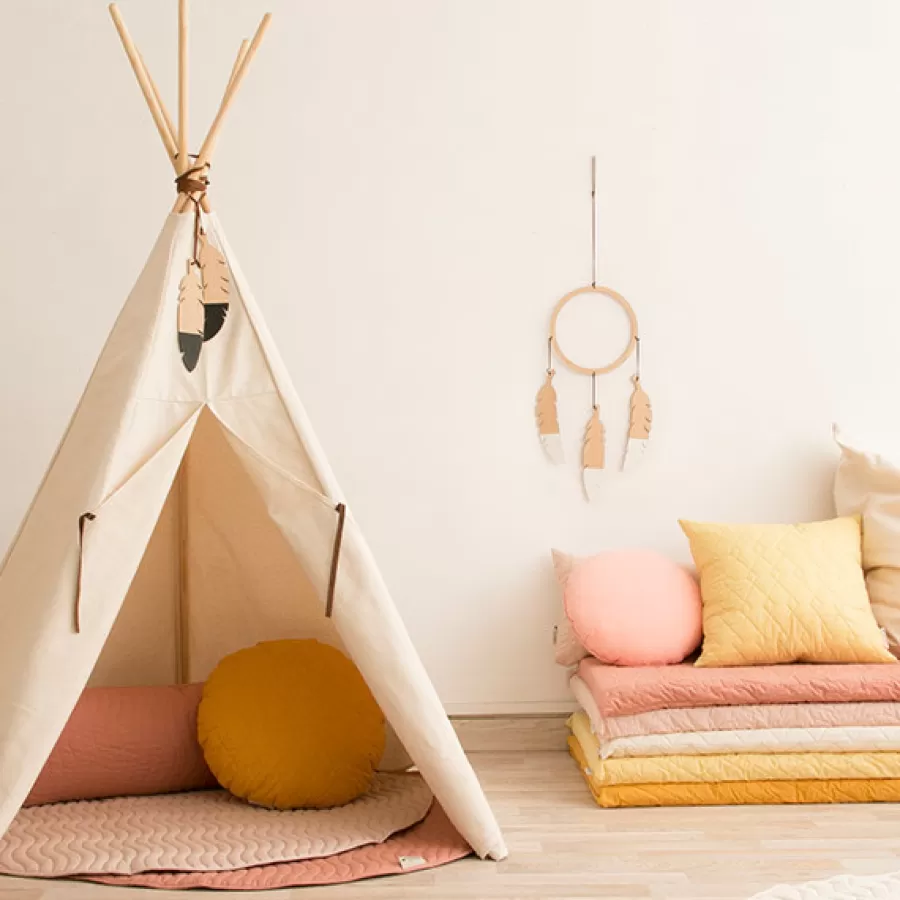 Fashion Nobodinoz Tipi Nevada - Pure Line - Natural Wit Speeltent