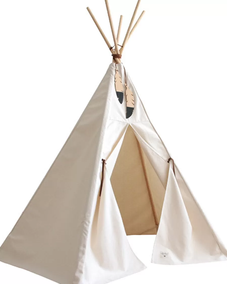 Fashion Nobodinoz Tipi Nevada - Pure Line - Natural Wit Speeltent