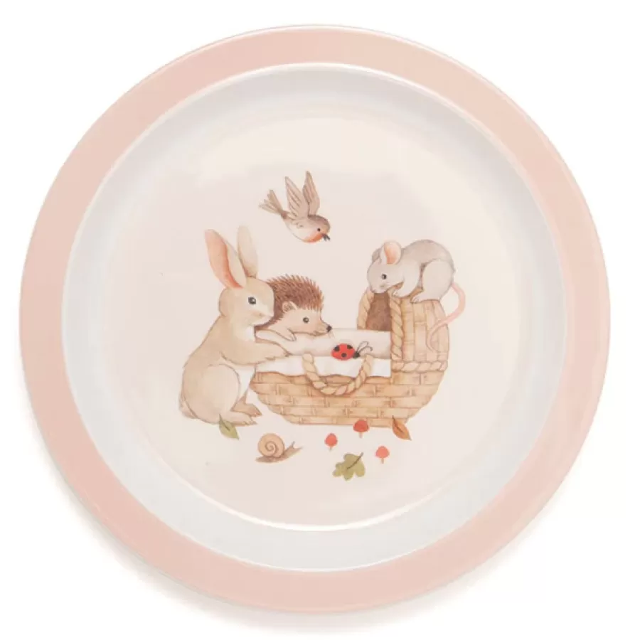 Sale Bord Animal Craddle Pink Kinderservies