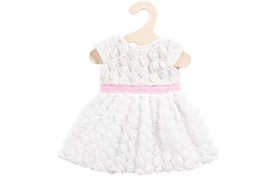 Flash Sale Poppenjurk Met Roosjes Wit/Roze Heless Poppenkleertjes