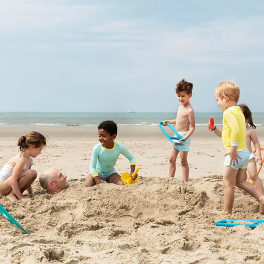 Clearance Triplet Mellow Yellow 4-In-1 Strandspeelgoed Zand En Strandspeelgoed