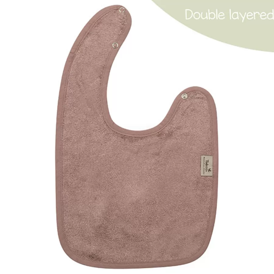 Fashion Slab Xl Dubbellaags Mellow Mauve 26X38Cm - Slabbetjes