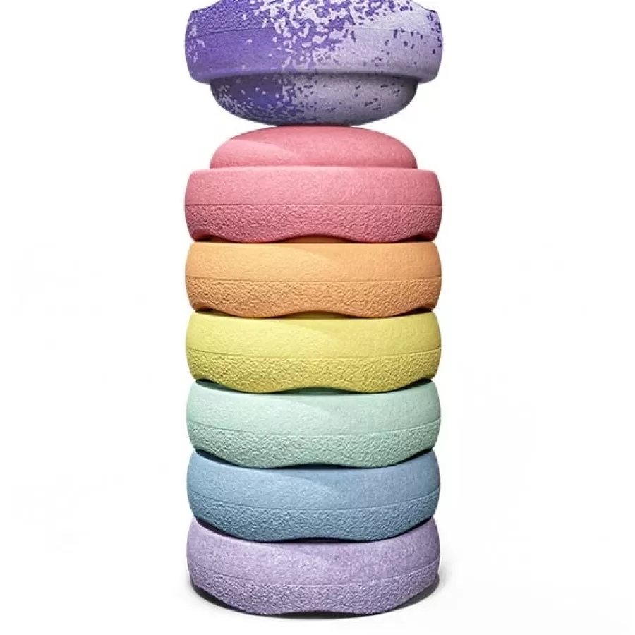 Best Special Rainbow Pastel 6 + 1 Gratis Fusion Steen Stapeltoren En Blokken