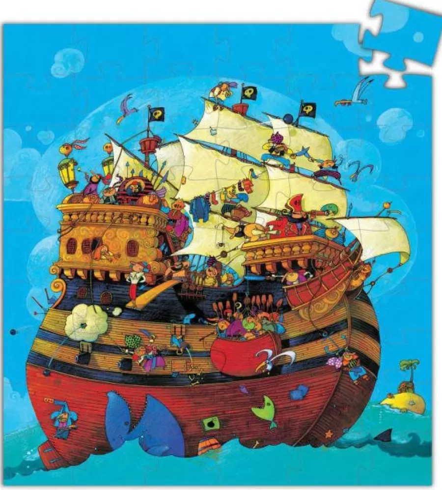 Flash Sale Stoere Piraten Legpuzzel Silhouet - De Boot Van Barbarossa - Legpuzzels