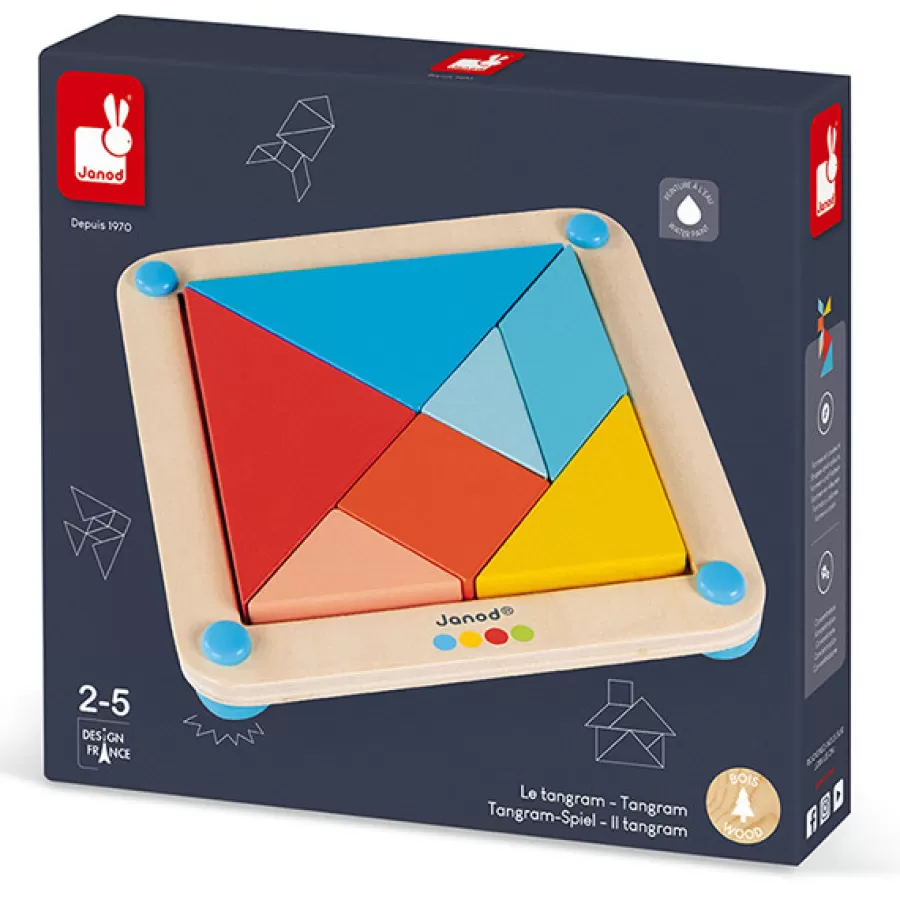 Flash Sale Tangram Spel Essentiel - Janod Houten Speelgoed