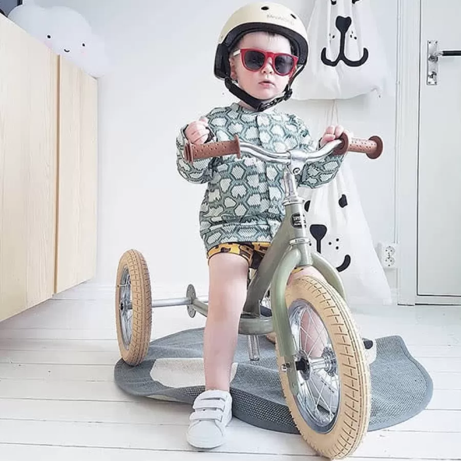 Online Trybike Steel 2-In-1 Loopfiets Vintage Groen Loopfietsen