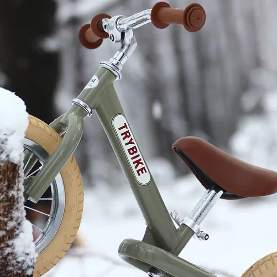 Hot Trybike Steel Loopfiets Vintage Groen Loopfietsen